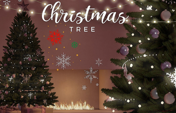 Difference Christmas tree 