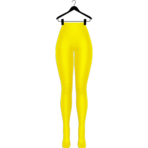 Melange: Anita Heel Leggings [Yellow]