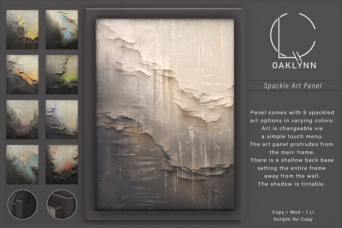Oaklynn Spackle Art Panel