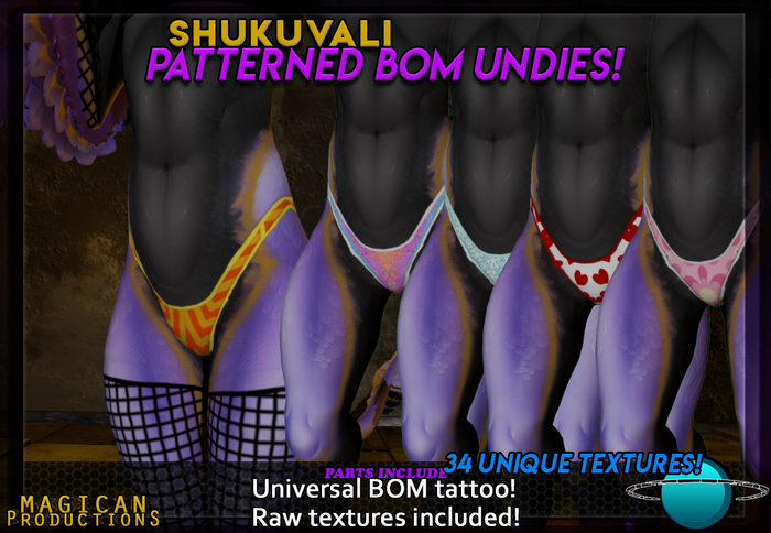 M*P Shukuvali Patterened BOM Undies!