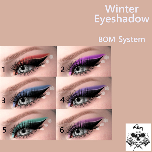 Winter Eyeshadow - Inkira Studio