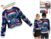 OKshop Ugly sweater Stich 2.0 Unisex men and woman Merry christmas belleza maitreya legacy Reborn EBody TMP slink