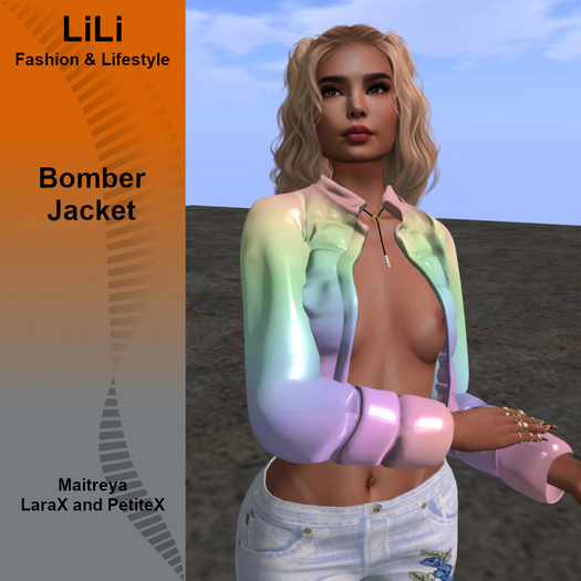 LiLi - Bomber Jacket Rainbow