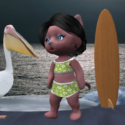 Dinkie Annette Bikini Daisy Wht