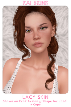 Second Life Marketplace - KAI SKINS // Lacy Skin // Rose Kiss