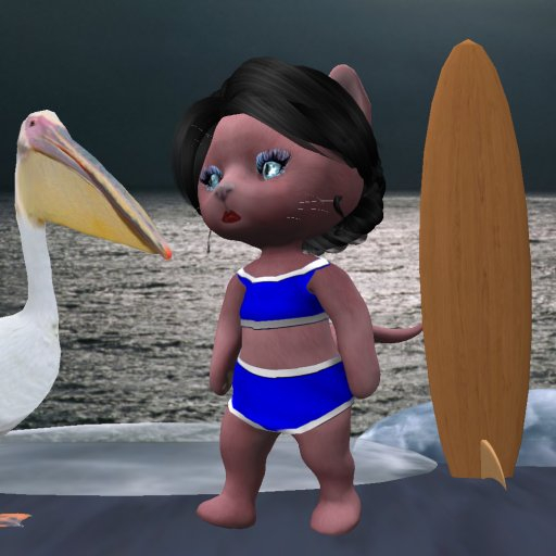 Dinkie Annette Bikini Blu Wht