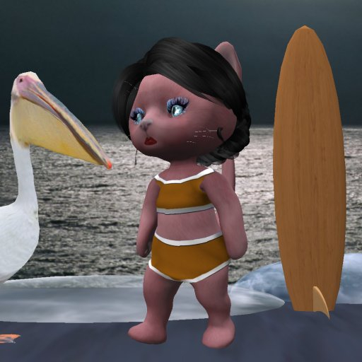 Dinkie Annette Bikini Brn Wht