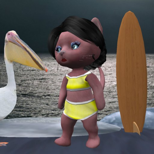 Dinkie Annette Bikini Yel Wht