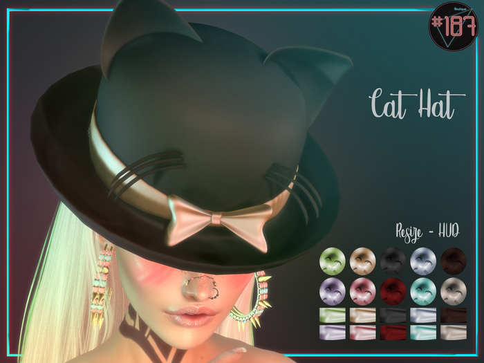 #187# Cat Hat BOX (Add Me)