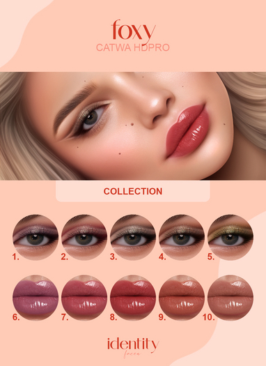 identity faces - catwa foxy collection