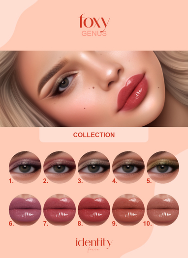 identity faces - genus foxy collection
