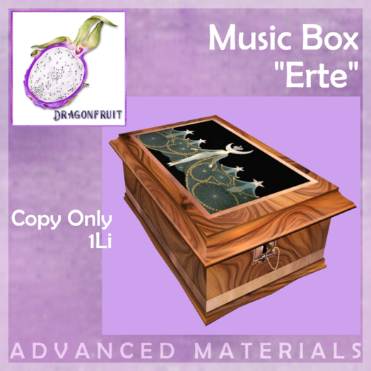 DRAGONFRUIT -  Music Box "Erte"