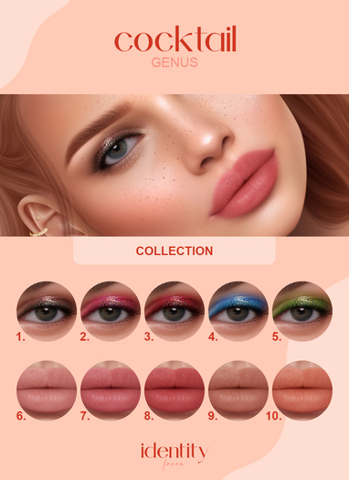 identity faces - genus cocktail collection