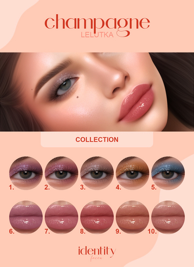 identity faces - lelutka champagne collection