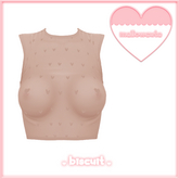 mellowcute-biscuit top-nude