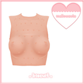 mellowcute-biscuit top-peach