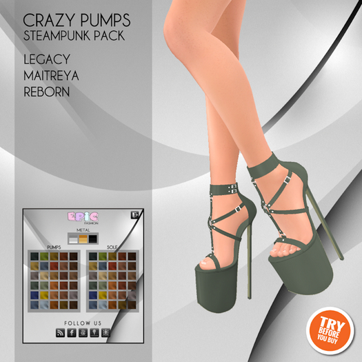 [EPIC] Crazy Pumps STEAMPUNK (ADD ME)