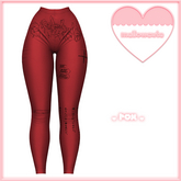 mellowcute-rox leggins-rouge