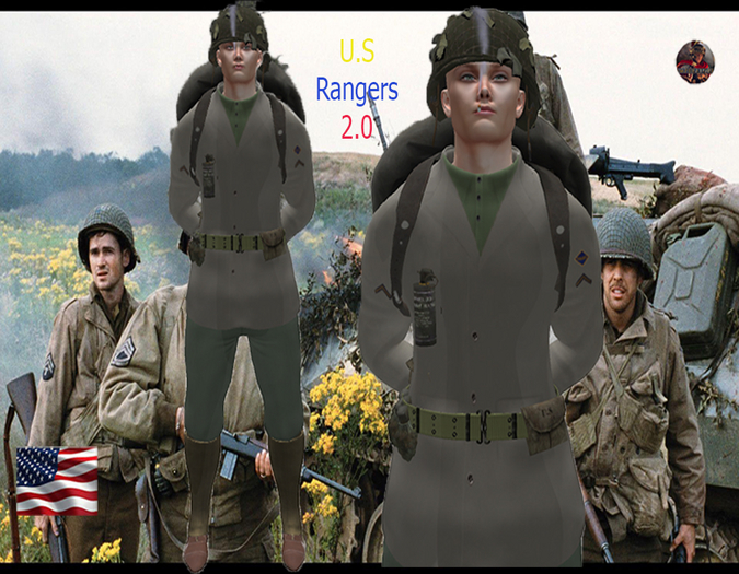 WW2 U.S ARMY 2ND RANGERS 2.0