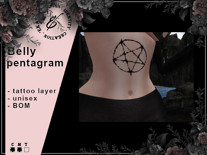 belly pentagram