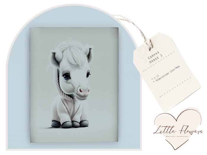 Canvas Horse 1