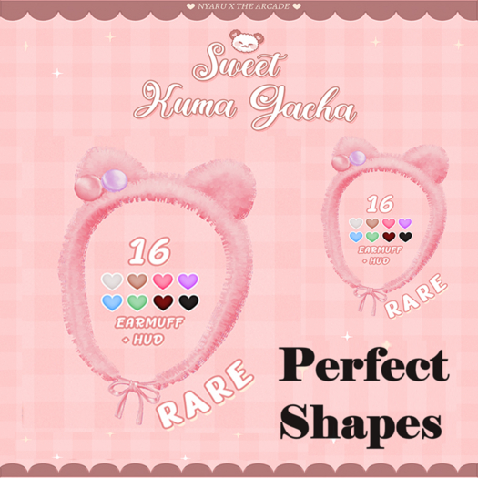 earmuff RARE = 16. nyaru - sweet kuma gacha - earmuff RARE