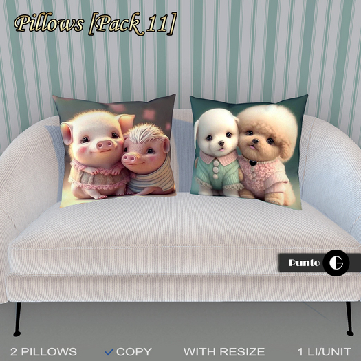[.G] Pillows [Pack 11]