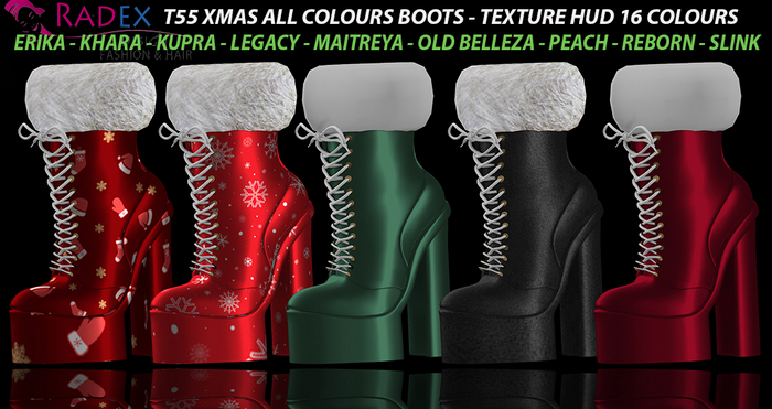 RADEX Mesh T55 Xmas All Colous Boots
