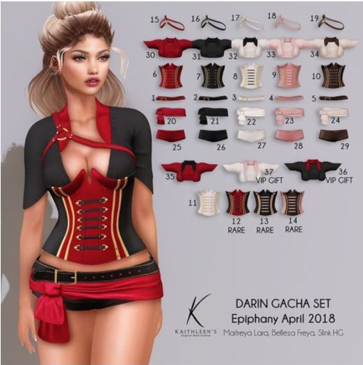 1 Kaithleen's Darin Belt Maitreya - Red