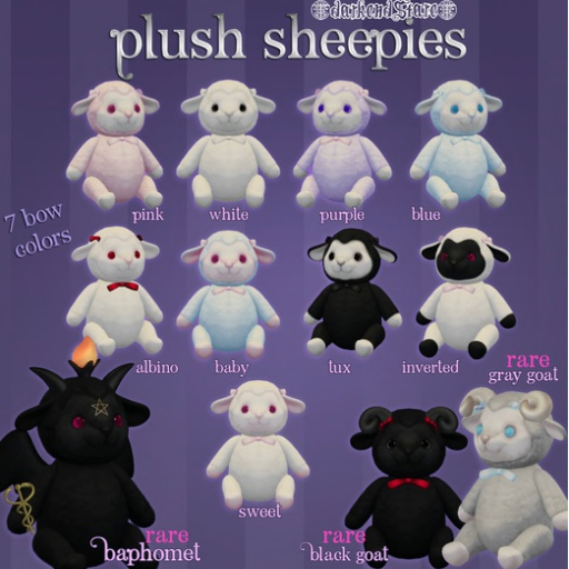darkendStare. plush sheepies [baby]