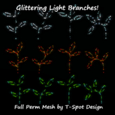 T-Spot Mesh - Glittering Light Branches - FP - LI=0.6-1.4