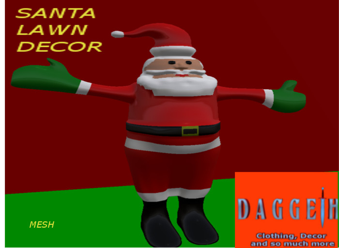 Santa Lawn Decor[Daggeth