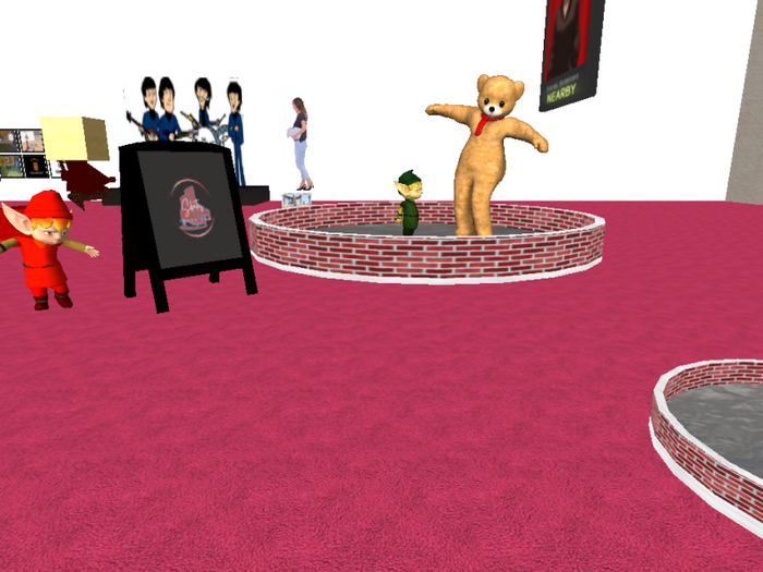 Elf Ice rink use with ice skates  or rink animations