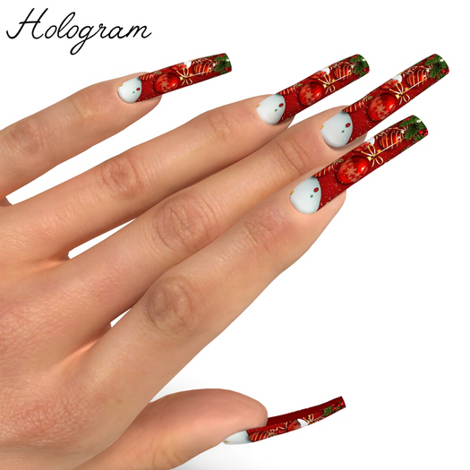 Santa Christmas Nails Belleza Original