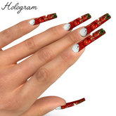 Santa Christmas Nails Kupra