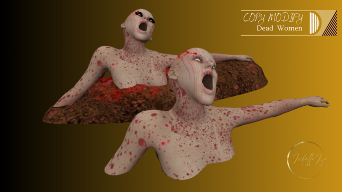 Statue - Women in the Dirt (2 set Mesh - Copy & Modify)