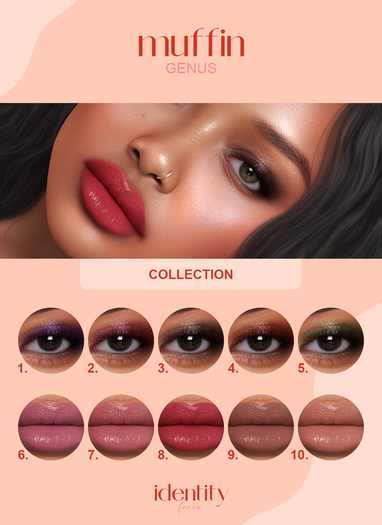 identity faces - genus muffin collection