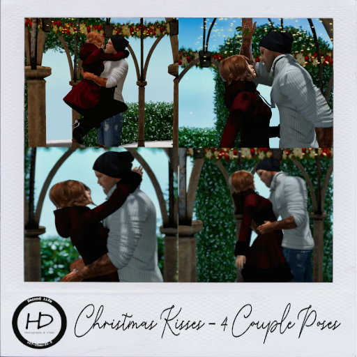 ...:::HD:::... Christmas Kisses ~Couple Poses (BOXED)