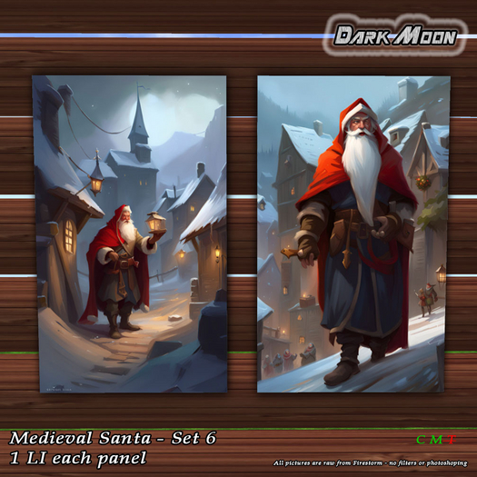 Dark Moon - Medieval Santa Artwork Set 6 (add me)
