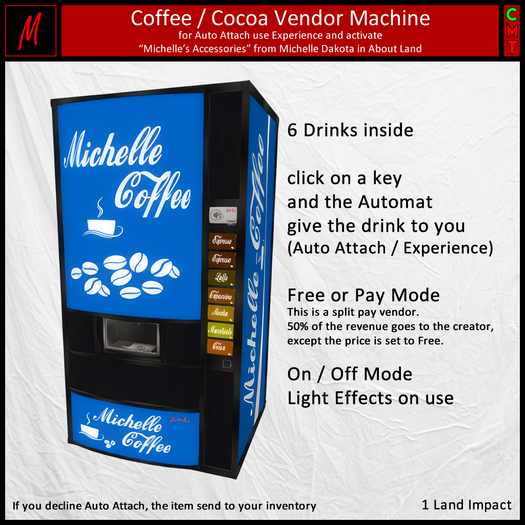 Michelle's Coffee Vendor Machine