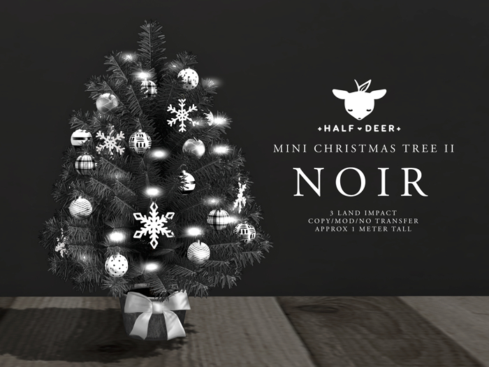 +Half-Deer+ Mini Christmas Tree II [Noir]