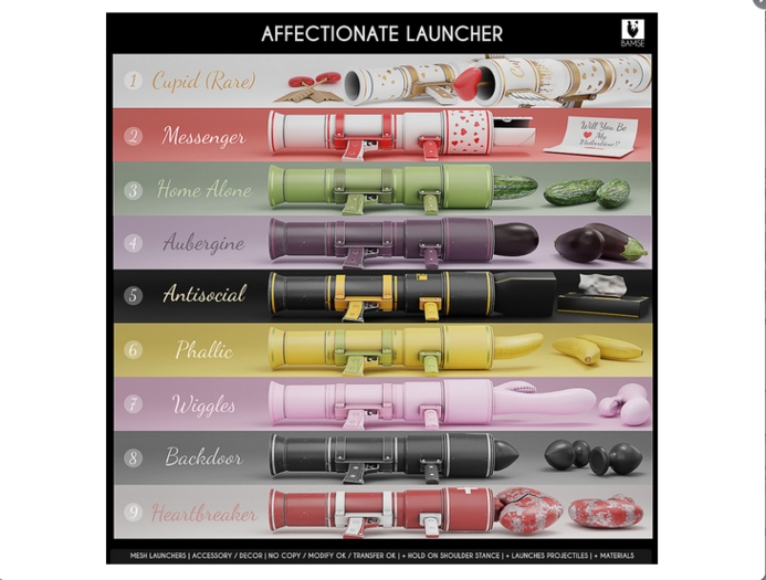 1. BAMSE : Affectionate Launcher - Cupid RARE