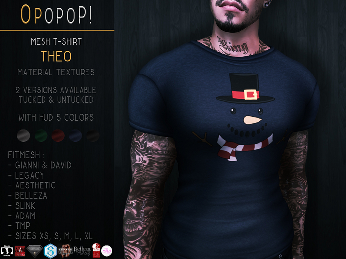 OPOPOP ! Mesh T-Shirt THEO V#2