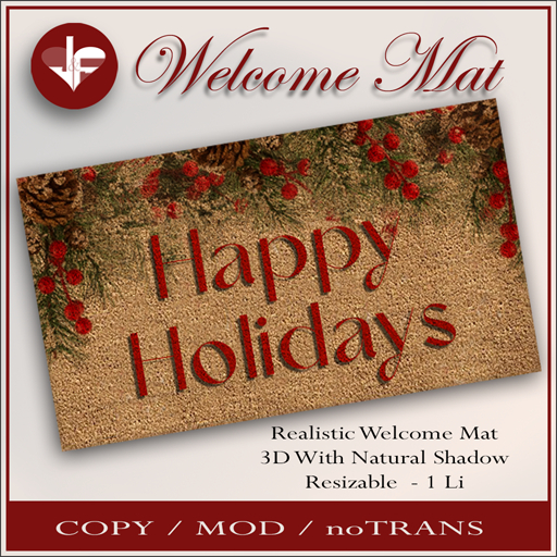 January's Welcome Mat Christmas09