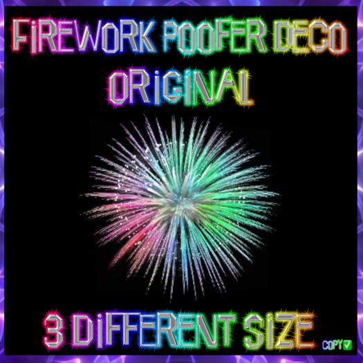 Original Firework Deco 