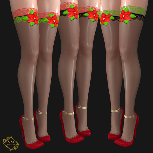 Christmas Holly B Stockings BOM