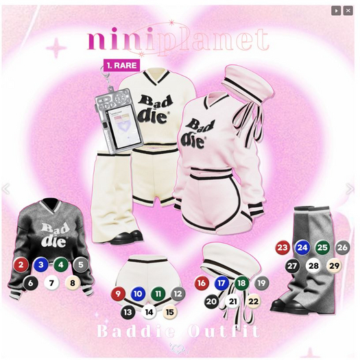 1. NINIPLANET. baddie - Gen.X RARE