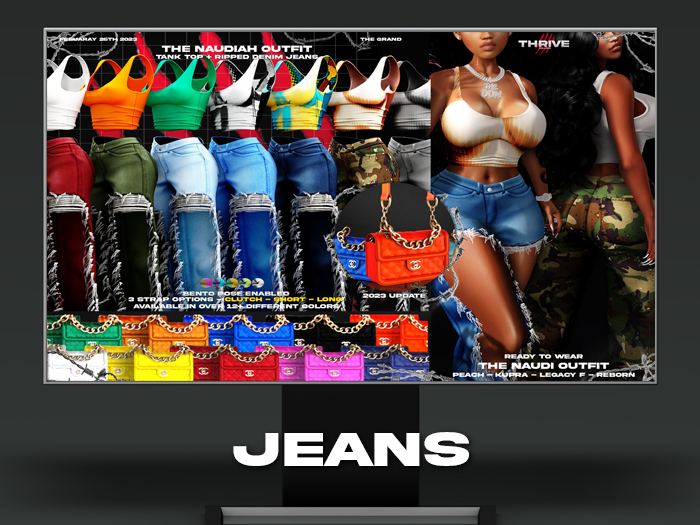 THRIVE: Naudi Ripped Jeans - FATPACK