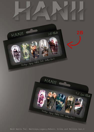 HANII - 2B Nails