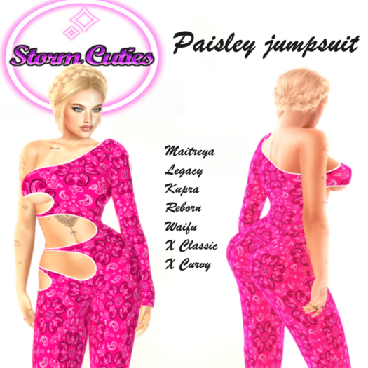 ^-^STORM CUTIES^-^  -  Paisley Jumpsuit - DEMO